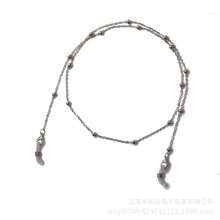 1 Pearl Metal Eyeglasses Chain/Mask Chain/Sunglasses Accessory/Non-Slip Jewelry - 銀色 - 查看 3