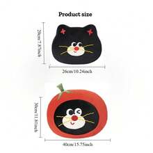 1个可爱猫咪汽车头枕颈枕，汽车座椅靠背腰部支撑垫 - 均碼 - 查看 6