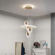 Modern Luxury Acrylic LED Pendant Light For Dining Room, Living Room, Bedroom, Hallway, Bar Counter - Multicolor - View 6