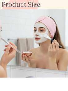 4/16pcs Beauty Therapist Supplies Set, Includes 4pcs Rose Gold Face Bowls, 4pcs Headbands, 4pcs Face Fans, Face Mask Brushes And 4pcs Flat Brushes, Facial Mask Mixing Kit, Face Care Tools For Women - Multicolor - View 4