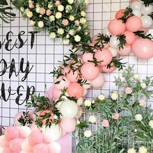 Pink Balloon Arch Kit 111Pcs 18 12 5 Inch Latex Party Balloons Garland Birthday Shower Wedding Engagement Anniversary Party Decorations - 粉色 - 查看 5