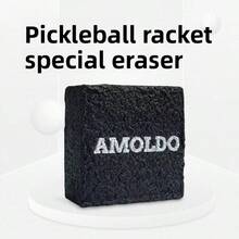 HTPICK 1pc Ping Pong Racket Cleaning Eraser, Removes Carbon Fiber Surface Residue & Dust, Maintains Matte Effect, Made Of Reusable Material