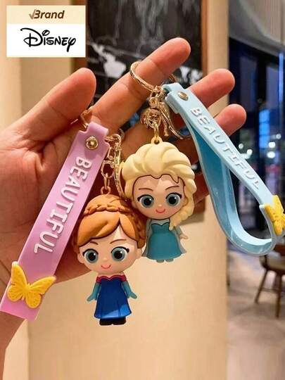 Cartoon Frozen Princess Alsa Anna Olaf Pendant Keychain Cute Princess Figure Silicone Car Key Chain Creative Gifts For Kids Fans,Doll Pendant Keychains, Keychain With Hook, Backpack Decorative Gifts, Key Chains, Key Chains, Bag Accessories, Accessories. Perfect Gifts. Ideal For Party Decorations, Birthday Gifts, And Various Holiday Gifts. The Perfect Choice For Giving To Friends Or Partners.