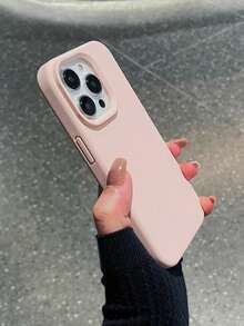 Minimalist Dopamine Pink Phone Case Compatible With IPhone 17 Pro Max/17 Pro/17 Air/17/16 Pro Max/16 Pro/16/16 Plus/15/15 Pro Max/15 Pro/15 Plus/11/12/13/14 Pro Max/12 Pro/12 Pro Max/13 Pro/13 Pro Max/7 Plus/14 Pro/14 Pro Max/14 Plus, Soft Shell, Creative Design For Men And Women