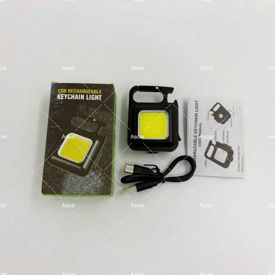 Mini Lanterna Led Portátil Usb Recarregável Bolso Tática Abridor