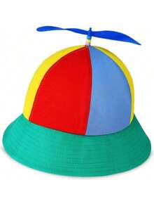 Propeller Hat - Fun Helicopter Fisherman Hat, Colorful Patch Rainbow Design, Sun Protection For Summer Outdoor Activities, And Fancy Dress Party Gifts,Valentine's Day Gifts For Girlfriends, Wives, Boyfriends, And Husbands - 1 - View 8