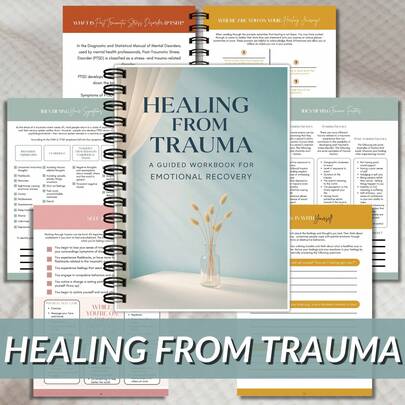 Healing From Trauma Workbook – Guided Journal For Emotional Recovery, Self-Awareness & Stress Relief | Mindfulness Reflection Notebook