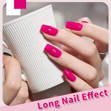 JR Set de 9 piezas de 15ml de esmalte de uñas en gel de colores, con botella y tapa con diseño de lazo para el Día de San Valentín, gel UV LED que se retira con remojo, regalo para las uñas de las niñas - Multicolor - Ver 8