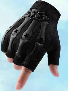 1 Pair Men's Outdoor Cycling Sports Fitness Half Finger Gloves - Multicolor - View 1