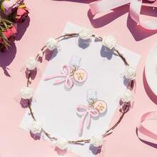 3Pcs Pink Bow USB C Dust Plug Charms 17/16/15 Pro,Cute Initial Type C Dust Plug Covers Phone Charging Port,Port Cover Protector Accessories Paperwhite Colorsoft - W - 查看 6