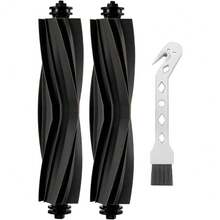 فرشاة مطاطية لمكنسة كهربائية روبوتية L10s Ultra/L10 Ultra/D10s Pro/D10s Plus,L10s Pro Gen 2/D10s/S20/S20 Pro/X20/X30, X10 Plus, X20+ لتنظيف السجاد/الأرضية