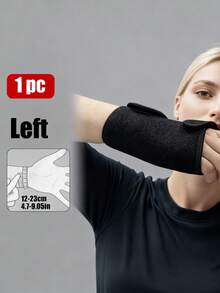1pc- Adjustable Compression Fixing Wrist Brace With Splint For Carpal Tunnel, Detachable Curved Splint, Fits The Palm& Wrist, Black, Rosy, Men& Women, Wrist Support For Daily Life, Extra For Night- Wrist Circumference: 12-23cm/4.7-9.05in, Left/ Right - Multicolor - View 17