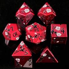 7pcs Metal D&D Dice Set, Dice, Suitable For Role-Playing Games And Tabletop Games - Birthday Gift, Holiday Party, And Educational Activities - Multicolor - View 3