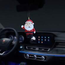 1 pezzo Decorazione auto carina, Ornamento natalizio da appendere per auto, Charm auto kawaii, Decorazioni natalizie per la casa, L'idea regalo migliore per i tuoi amici