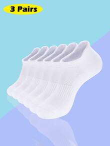 3 pares de calcetines acolchados de algodón para senderismo/running - Multicolor - Ver 1