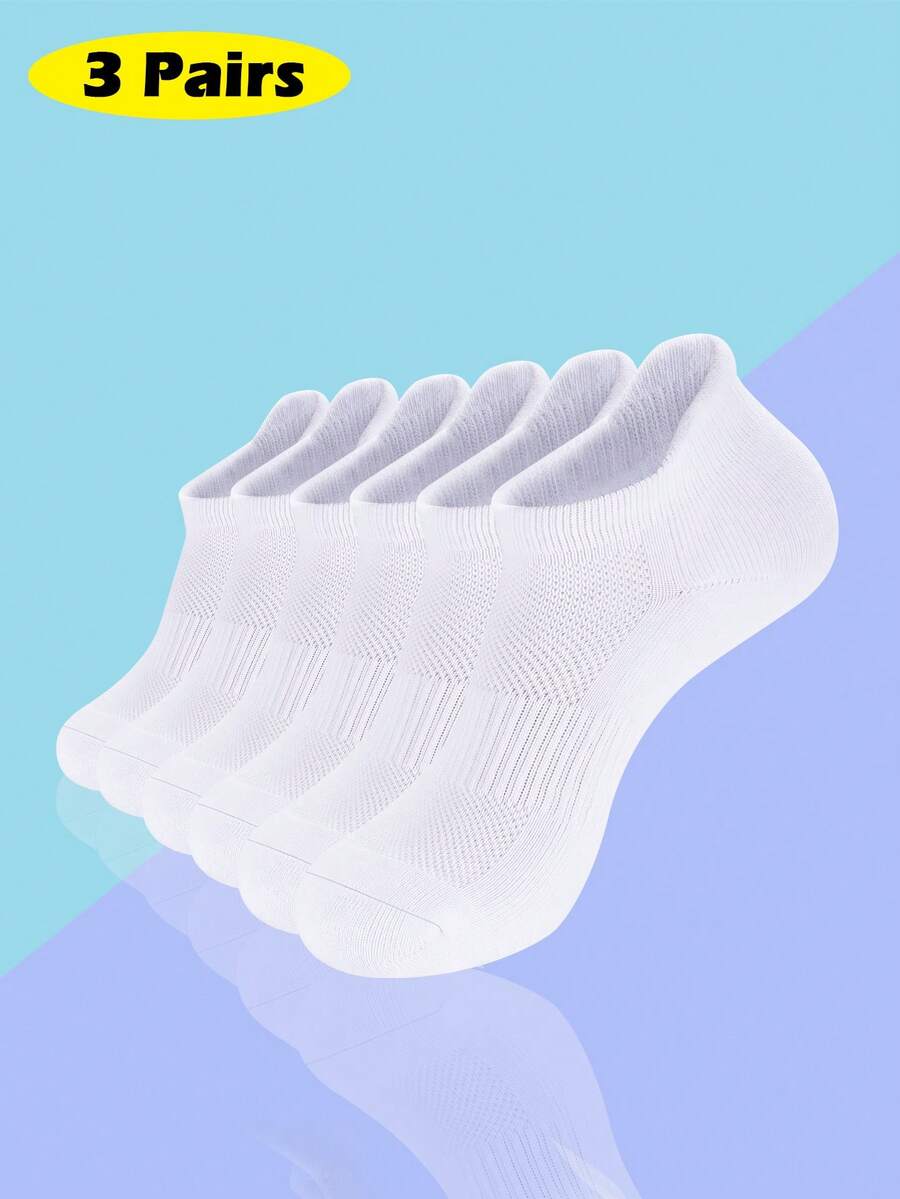 3 pares de calcetines acolchados de algodón para senderismo/running - Multicolor - Ver 1