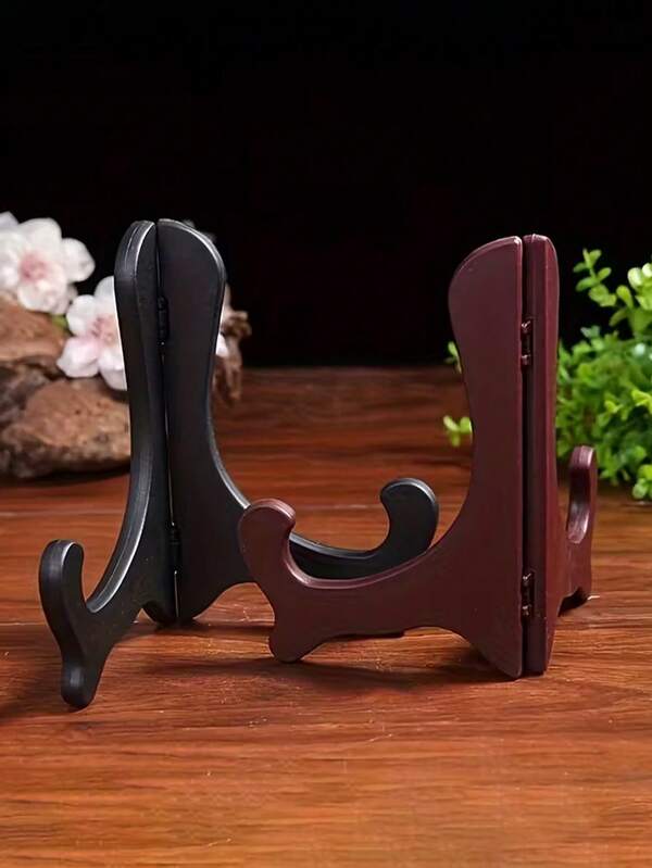 1-Piece Portable Foldable Picture Stand And Tray Holder, Used For Home Decoration, Christmas, Valentine's Day, New Year Picture Display Stand