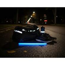 Barra luminosa de alta intensidad segura, usos múltiples para fiestas, deporte, educación familiar México; luz LED potente, material resistente, fácil de transportar y recargar, adecuada para actividades nocturnas y eventos. - Azul - Ver 2