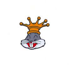 Warner Bros 1/5 Pcs Creative Cartoon Brooch Set Cute King Rabbit Bird Shaped Enamel Pin Backpack Clothing Jewelry Metal Badge Accessories A Gift For Friends