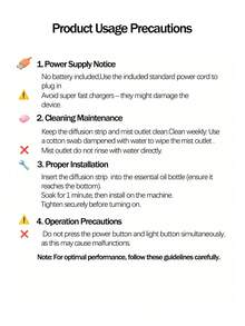 1 pieza Humidificador con capacidad de agua de 180ml, diseño de luz de degradado de color, aumenta la humedad del aire y previene la sequedad, agrega aceites esenciales de aromaterapia para eliminar olores desagradables en interiores y mantener el aire fresco, modo de rociado intermitente, adecuado para decoración de dormitorio, difusor de coche, accesorios de automóvil y artículos esenciales automotrices, se usa enchufado a la corriente, color negro - Humidificador de aire USB - Ver 7