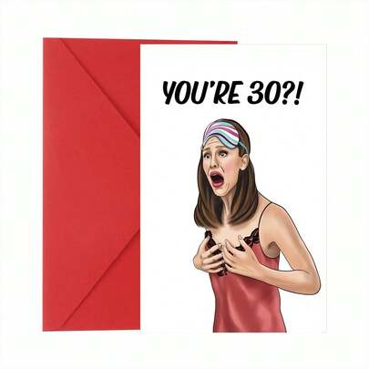 送给她的30岁生日贺卡 - 三十而立，魅力四射 - 三十而立 - 送给闺蜜的礼物 - 即将迈入30岁 - 生日贺卡