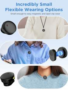 HITOZON Professional Wireless Lavalier Microphone: Plug & Play, LED Display, Portable Charging Case - For Smartphones, Computers, Cameras - Ideal For Content Creation, Live Streaming, Podcasting - One Size - View 8