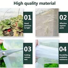 1 Pack, Garden Net, Mosquito Net Plant Cover Insect Bird Net Vegetable Fruit Protection Net, Mesh Insect Screen Barrier To Protect Garden Plants From Bird And Insect Damage-2x5m', Plant Climbing Net, Trellis Netting For Climbing Plants - Multicolor - View 6