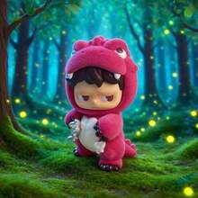 Miniso Monboo Theater Story Series Figure Blind Box, Exquisite Painted PVC Material, Desktop Decoration Collection Gift (1 PC Random Delivery) - Multicolor - View 8