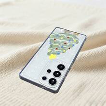 Una funda para teléfono con temática de árbol de Navidad compatible con Samsung Galaxy S22, S23, S24, S25 Plus, Ultra, EDGE y FE.Adopta una cubierta trasera mate que es a prueba de polvo y golpes, proporcionando protección contra caídas. - Colores mixtos - Ver 3