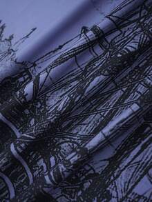 Polo de manga larga con media cremallera, elemento náutico retro para hombre, casual, cómodo, para deportes al aire libre, moda callejera, azul, primavera/otoño/invierno