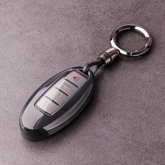 1pc TPU Material Car Key Case, Personalized Minimalist Key Protector Cover, Suitable For Nissan Sylphy Model