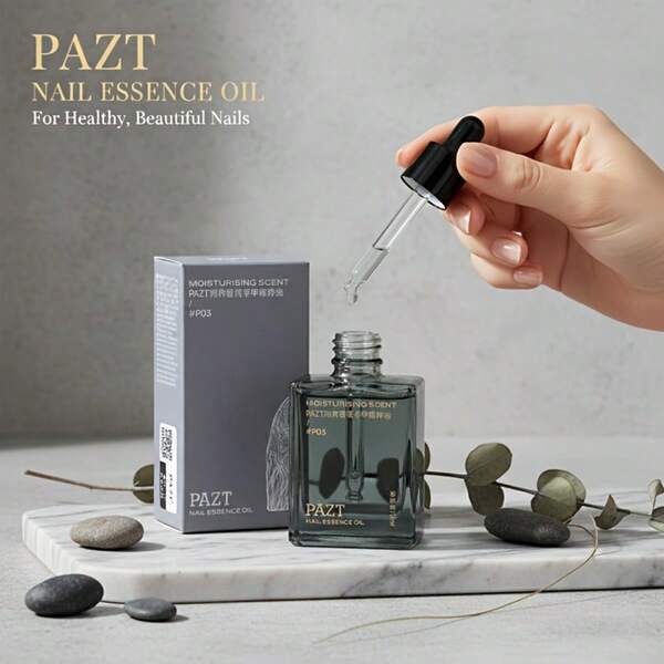 12ml Portable PAZT Nourishing Fragrant Nail & Cuticle Oil Series, Deeply Nourishing, Moisturizing Nails And Cuticle Skin, Radiant Healthy Glow For Fingertips