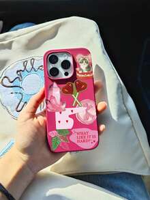 50pcs Pink Girlhood Sticker Cartoon Graffiti Decals For Laptop Computer Luggage Stationery Notebook Phone Sticker Scrapbook Supplies Scrapbook Stickers