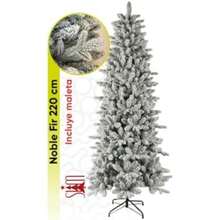 Artego Árbol De Navidad Nevado Noble 190CM Pine Slim Tipo lápiz Ramas Premium Material Polietileno (PE) Pino Navideño + Maleta transportadora Christmas Tree (Noble – 190CM)(NOBLE – 220CM) - Multicolor - Ver 2