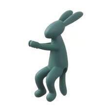 Rabbit Shaped Plastic Holder For Hydroponic Plants, Random Color Household Planter, Fish Tank, Vase, Plant Growth Support Stand, Garden Decor - Multicolor - View 7