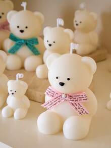 1pc Cute Cartoon Bear Candle Silicone Mold,Home Decor,Room Decor,Wedding Decor,Table Decor,Handmade Aromatherapy Candle Mold,Soap Mould,DIY Mini Bear Epoxy Resin Gypsum Mould,Gift For Woman,Birthday Gift,Best Friend Gifts,DIY Gift - Mold - View 4