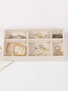 4pcs Swan Jewelry Display Tray Set, Jewelry Display Tray, Jewelry Box, Cosmetic Display Rack, Multi-Functional Jewelry Display Storage Box, Jewelry Storage Tray, Cosmetic Storage Box, Stackable Jewelry Organizer Tray, Desktop Jewelry Display Storage Tray Box, Large Stackable Drawer Tray, Suitable For Earrings, Necklaces, Rings, Bracelets, Pendants, Lipsticks, Faux Pearls, Brooches, Etc., Elegant And Convenient Bedroom Accessory, A Cosmetic Storage Box Suitable For Room Bedroom Beautiful Girls Accessory Storage, Jewelry Storage Box - Multicolor - View 11