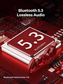 Coca Cola Ring Light Bluetooth Earbud Official Coca-Cola® Wireless Bluetooth Earbuds,20H Playtime, Wireless Stereo Earphones, Touch Control, Earphone Mini, Comfortable Sweatproof Sport Earphones, Earphone Design, White - White - View 8