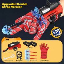 1pc Spider Web Shooter Toy, With Web And Glove, Spider Hero Web Shooter, Soft Bullet Launcher, Birthday Gift - Multicolor - View 6