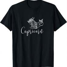 Capricorn Horoscope Shirt - Black - View 1