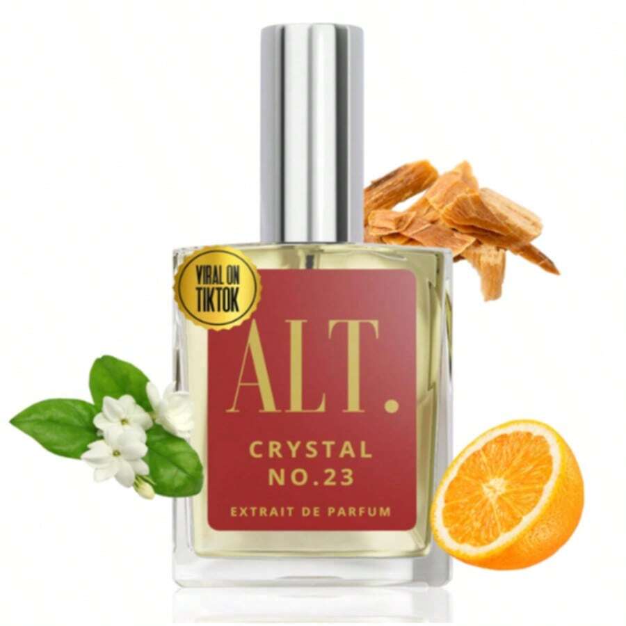 ALT FRAGRANCES Crystal No. 23 Extrait De Parfum 100ml Inspired, Long-Lasting Alcoholic Free Fragrance With Lime, Mint, And The Cool Sensation Of The Perfume Is Perfect For Warm, Summer Weather, For Men & Women, 3.4oz Travel-Friendly Spray, Formaldehyde-Free, Daily Use & Gift Idea - Gỗ & Đất - Xem 1