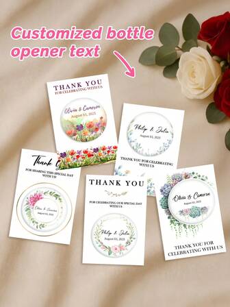 Personalisierter Valentinstag Hochzeitsgeschenk Flaschenöffner, 28 Stile mit und ohne Karten, personalisiertes Hochzeitsgeschenk für Gäste, unvergessliches Dankeschön-Geschenk zum Feiern besonderer Tage, personalisierte Hochzeiten und romantische Anlässe Geschenke
