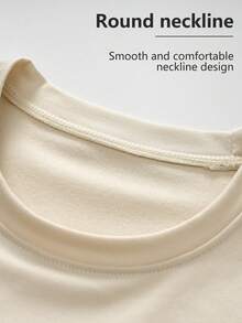 2pcs Women Thermal Underwear Set, Thermal Lined Base Layer Top And Bottom, Warm For Winter - Apricot - View 13