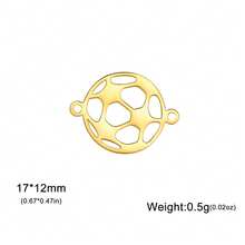 AMAXER 3件套不锈钢迷你足球、棒球、篮球、排球和羽毛球拍吊坠，手工DIY饰品制作材料，节日礼物，批发 - 球類 - 查看 20