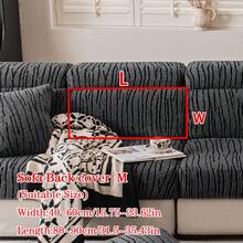 1 Vỏ bọc đệm ghế sofa bằng nhung mềm Jacquard dày ấm áp chống trượt, kiểu dáng mềm mại, thân thiện với làn da, chống thú cưng, vải bọc ghế sofa co giãn, chống trầy xước mùa thu/đông, phù hợp cho ghế sofa kết hợp hình chữ L và ghế sofa 1/2/3/4 chỗ ngồi (Bán riêng lẻ) - Màu xám đen - Xem 15