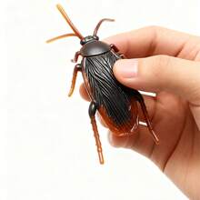 20 件 2025 最新万圣节恶作剧玩具，逼真的软蟑螂，愚人节恶作剧假蟑螂，逼真的恶作剧道具 - 彩色 - 查看 11