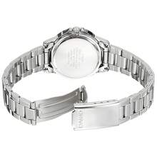 Đồng hồ Casio Enticer dành cho nữ, mặt số màu hồng, dây đeo bằng thép không gỉ, vỏ tròn, đồng hồ thạch anh, quà tặng cho cô ấy - Một cỡ - Xem 3