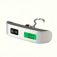 1pc Portable Electronic Scale With Rule For Home Use, Multifunction High Precision Digital Hanging Scales With Hook, LCD Display 50kg/110lbs Electronic Fishing Weighs Weight Balance Tool, 50kg/10g Digital Luggage Scale Electronic Suitcase - A - View 12