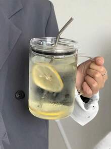 一套带吸管和盖子的条纹杯，便携简约风格水杯，竖条纹杯，可重复使用的高品质咖啡和果汁杯，多功能饮料容器，适合家庭、办公室、海滩、各种聚会，也适用于盛装咖啡、茶、威士忌、牛奶、冰美式咖啡和拿铁等饮品。 - 彩色 - 查看 7