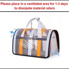 可折叠猫/小型犬携带包，大容量透气宠物携带包，适合所有季节